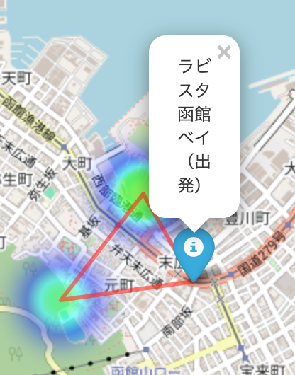 訪問エリアマップ